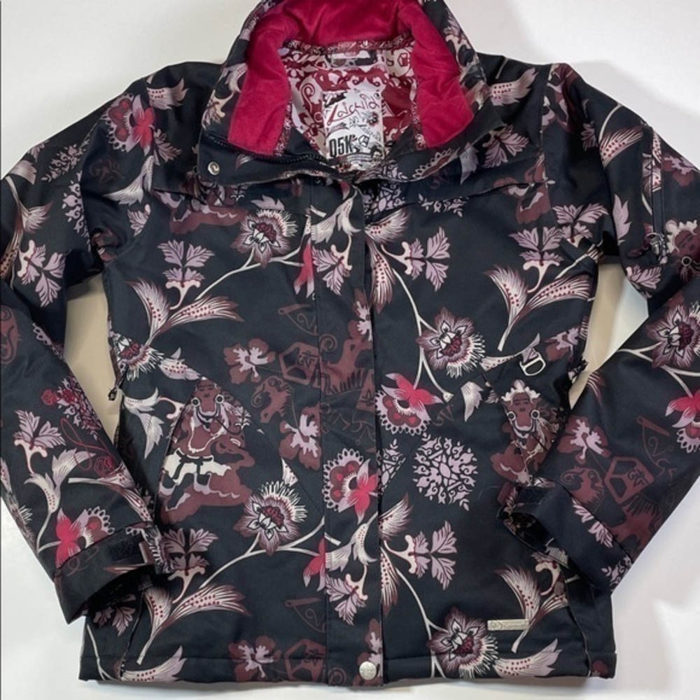 Liquid Activewear Women’s Small Petite 05K Floral Insulated Ski Snow Jacket
